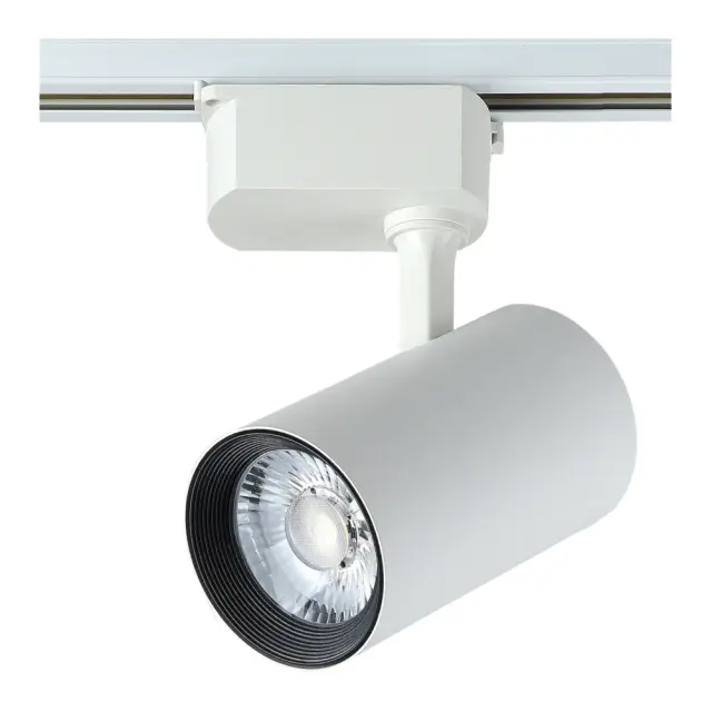 Светильник для однофазного шинопровода Crystal Lux CLT 0.31 006 30W WH — белый