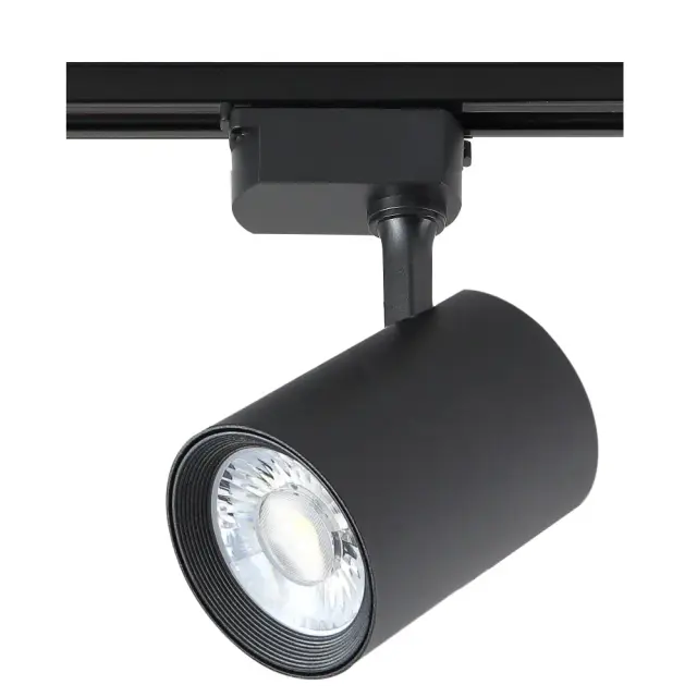 Светильник для однофазного шинопровода Crystal Lux CLT 0.31 006 40W BL — черный