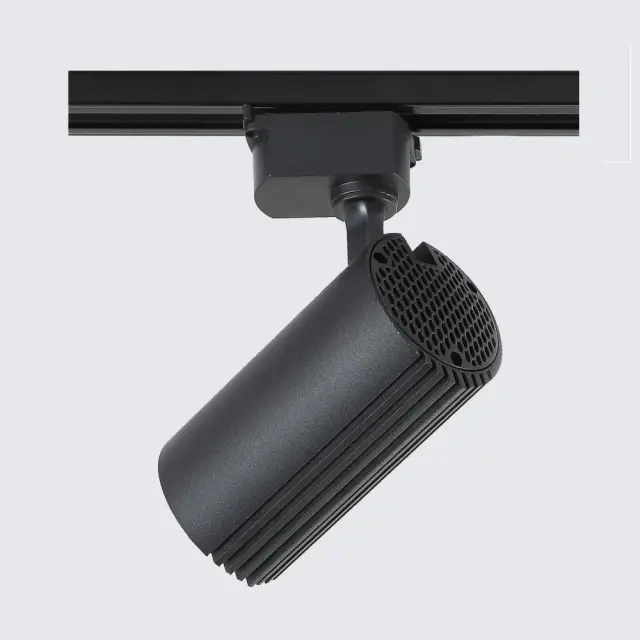 Светильник для однофазного шинопровода Crystal Lux CLT 0.31 007 20W BL — черный, ракурс 4