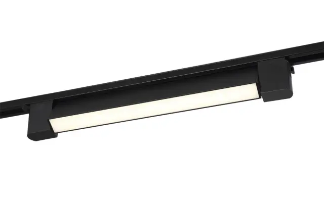 Светильник для однофазного шинопровода Crystal Lux CLT 0.31 010 18W BL M4000K — черный