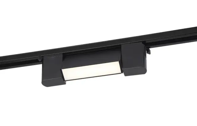 Светильник для однофазного шинопровода Crystal Lux CLT 0.31 010 6W BL M4000K — черный