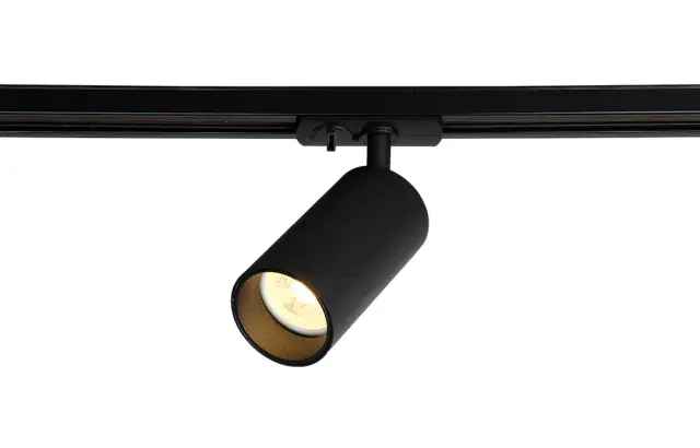 Светильник для однофазного шинопровода Crystal Lux CLT 0.31 013 BL-BL — черный, ракурс 3