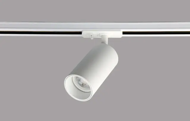 Светильник для однофазного шинопровода Crystal Lux CLT 0.31 013 WH-WH — белый, ракурс 4