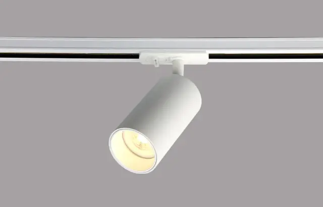 Светильник для однофазного шинопровода Crystal Lux CLT 0.31 013 WH-WH — белый, ракурс 5