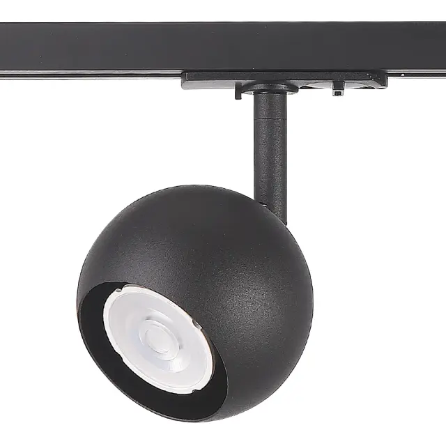 Светильник для однофазного шинопровода Crystal Lux CLT 0.31 017 BL — черный
