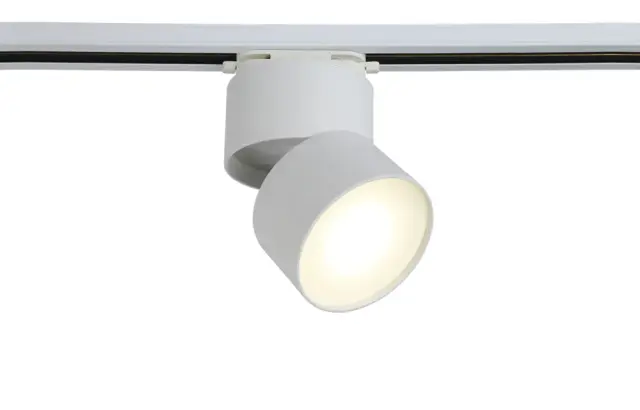 Светильник для однофазного шинопровода Crystal Lux CLT 0.31 130 WH — белый, ракурс 3