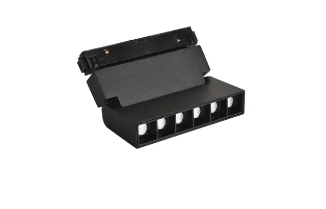 Светильник для магнитного шинопровода Crystal Lux CLT 0.33 002 6W BL T4000K — черный