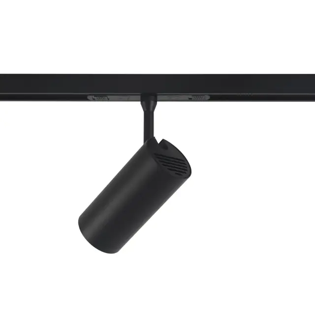 Светильник для магнитного шинопровода Crystal Lux CLT 0.33 003 12W BL 3000K — черный, ракурс 4