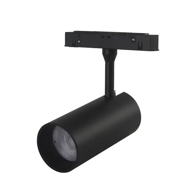Светильник для магнитного шинопровода Crystal Lux CLT 0.33 003 12W BL 3000K — черный, ракурс 6