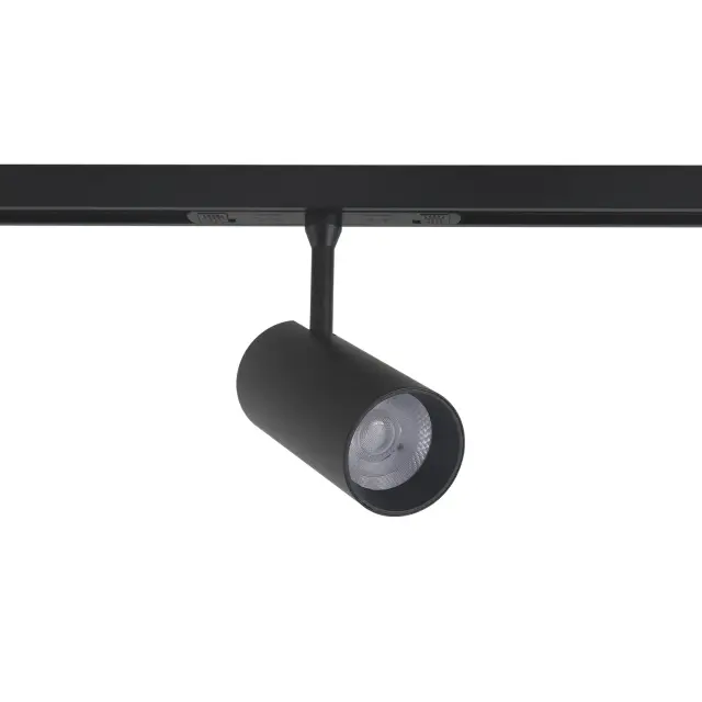 Светильник для магнитного шинопровода Crystal Lux CLT 0.33 003 12W BL 4000K — черный, ракурс 3