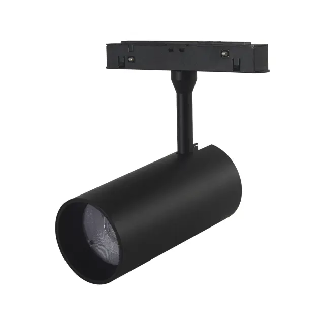 Светильник для магнитного шинопровода Crystal Lux CLT 0.33 003 12W BL 4000K — черный, ракурс 6