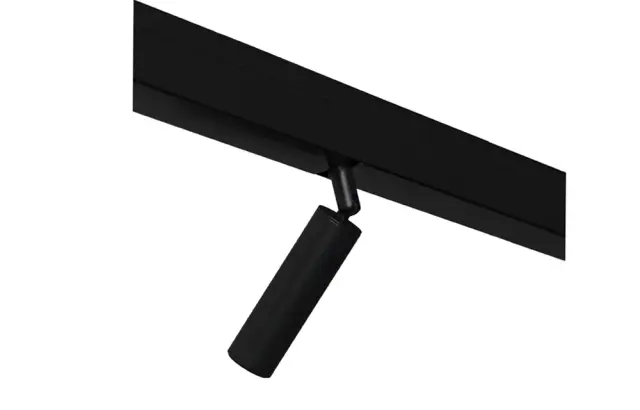 Светильник для магнитного шинопровода Crystal Lux CLT 0.33 003 6W BL 4000K — черный, ракурс 3