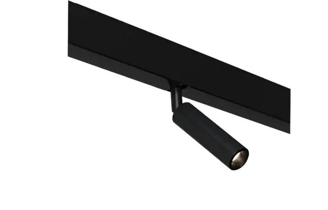 Светильник для магнитного шинопровода Crystal Lux CLT 0.33 003 6W BL 4000K — черный, ракурс 4
