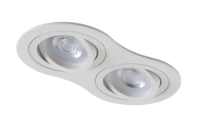 Точечный светильник Crystal Lux CLT 001C2 WH — белый