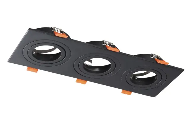 Точечный светильник Crystal Lux CLT 002C3 BL — черный, ракурс 3