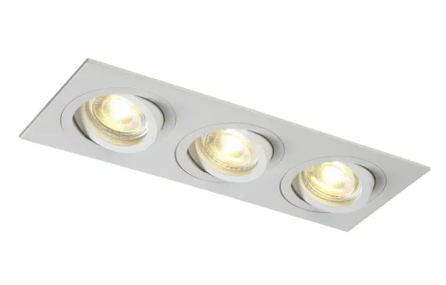 Точечный светильник Crystal Lux CLT 002C3 WH — белый, ракурс 2