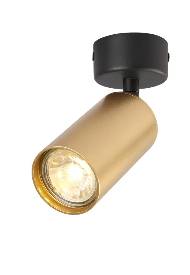Точечный светильник Crystal Lux CLT 015CW1R BL-GO — черный, ракурс 2