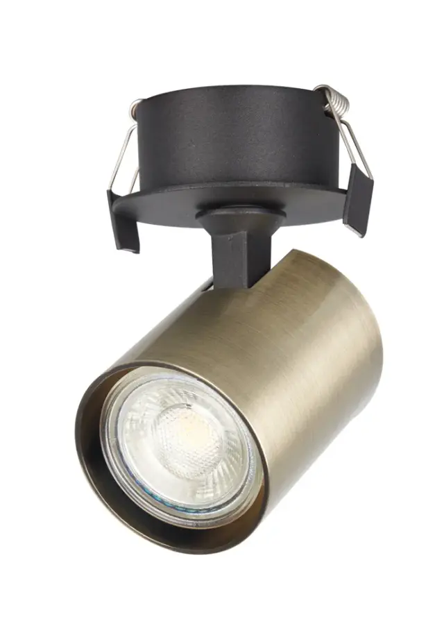 Точечный светильник Crystal Lux CLT 017C BL-BZ — черный