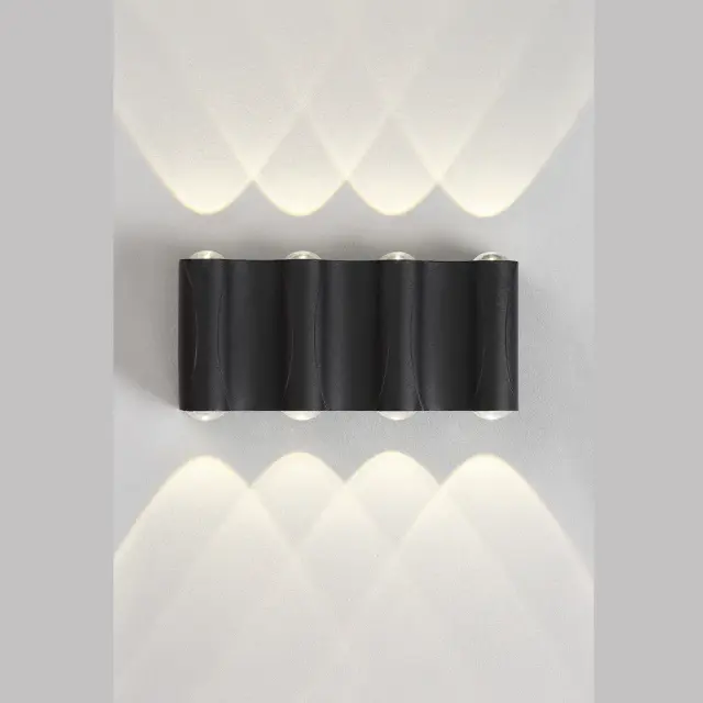 Настенный уличный светильник Crystal Lux CLT 022W4 BL 4000K — черный, ракурс 2