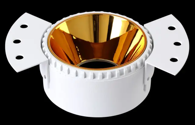 Точечный светильник Crystal Lux CLT 050C1 WH-GO — белый