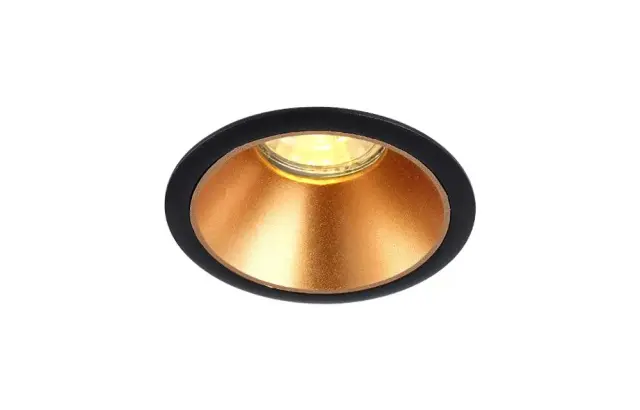 Точечный светильник Crystal Lux CLT 052C BL-GO — черный, ракурс 3