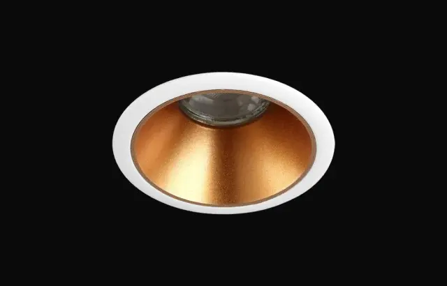 Точечный светильник Crystal Lux CLT 052C WH-GO — белый, ракурс 2