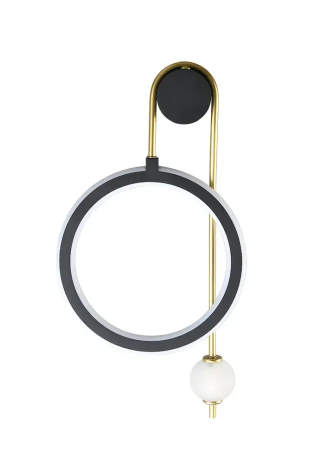 Бра Crystal Lux CORIDA AP25W LED BLACK/GOLD — черный