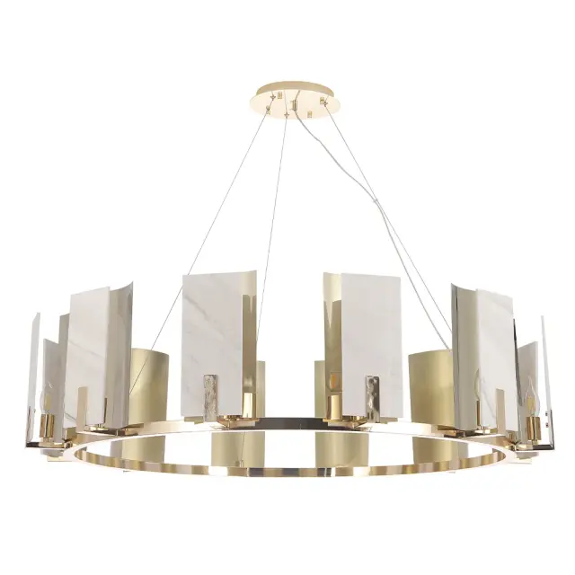 Люстра Crystal Lux DELUXE SP12 — золотой