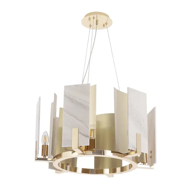 Люстра Crystal Lux DELUXE SP6 — золотой, ракурс 4