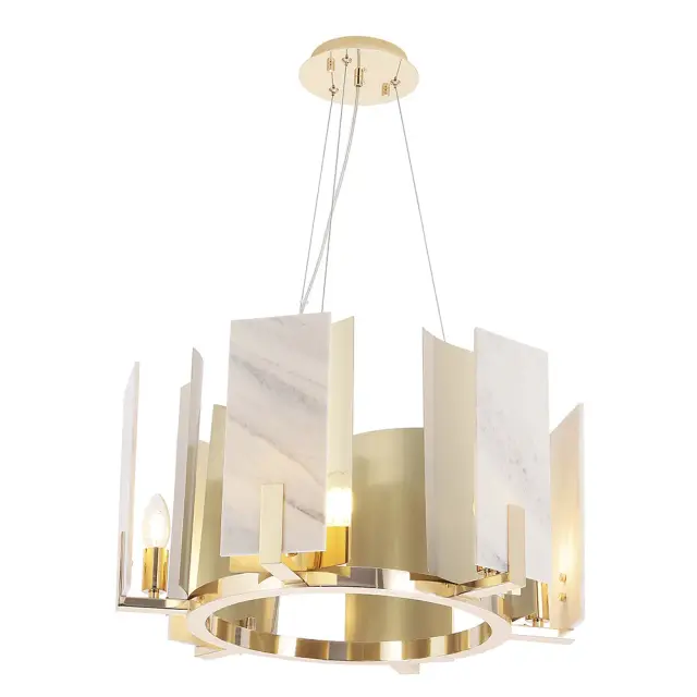 Люстра Crystal Lux DELUXE SP6 — золотой, ракурс 5
