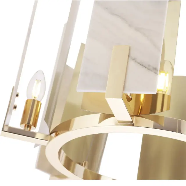 Люстра Crystal Lux DELUXE SP6 — золотой, ракурс 6