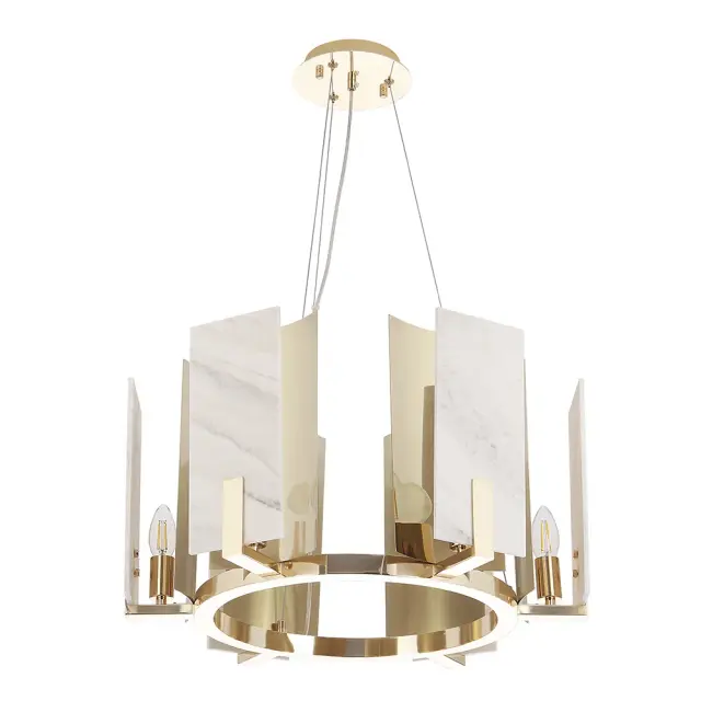 Люстра Crystal Lux DELUXE SP6 — золотой, ракурс 7