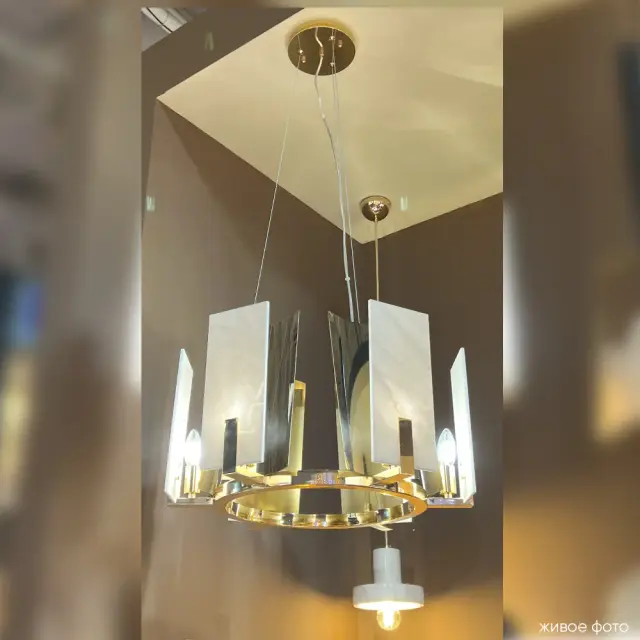Люстра Crystal Lux DELUXE SP6 — золотой, ракурс 8