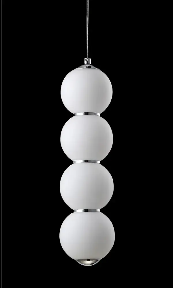 Светильник Crystal Lux DESI SP4 CHROME/WHITE — хром, ракурс 2