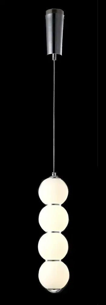 Светильник Crystal Lux DESI SP4 CHROME/WHITE — хром, ракурс 4