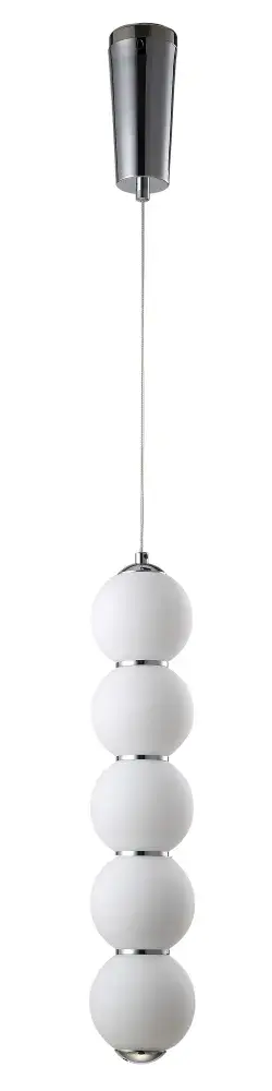 Светильник Crystal Lux DESI SP5 CHROME/WHITE — хром