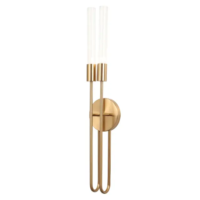 Бра Crystal Lux DIA AP2 — латунь, ракурс 4