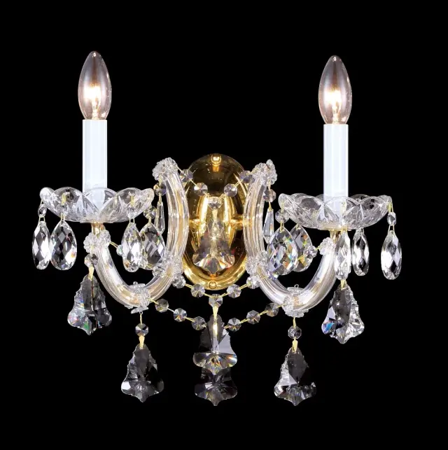 Бра Crystal Lux DIVA AP2 — золотой