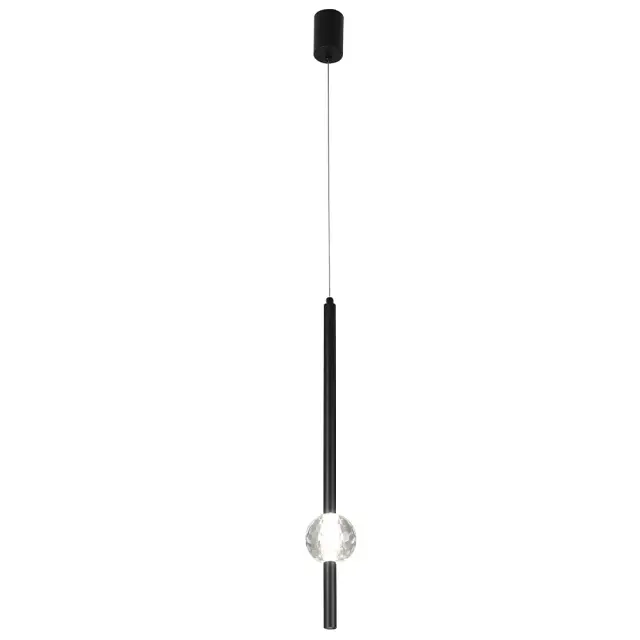 Светильник Crystal Lux ELVIRA SP8W LED 4000K BLACK — черный, ракурс 2