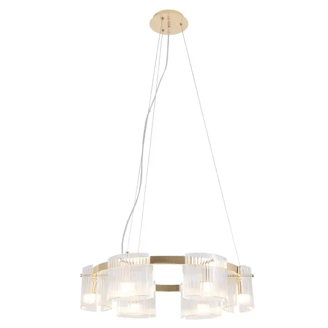 Люстра Crystal Lux ENCANTO SP6 — золотой, ракурс 2