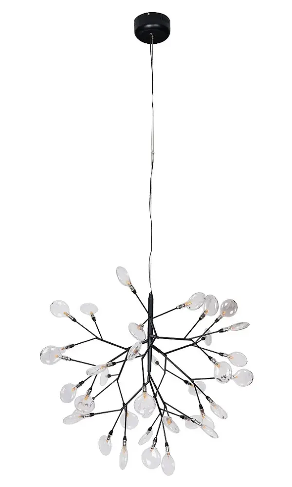 Светильник Crystal Lux EVITA SP36 BLACK/TRANSPARENT — черный