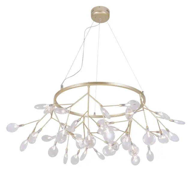 Светильник Crystal Lux EVITA SP45 D GOLD/TRANSPARENT — золотой