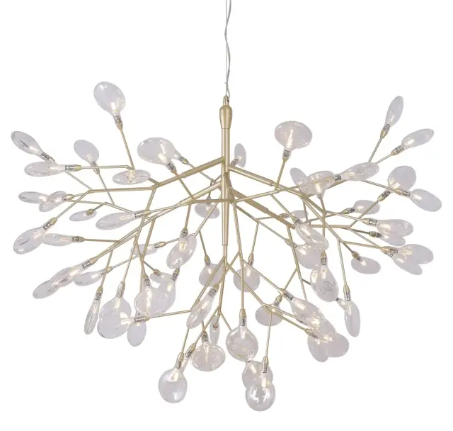 Светильник Crystal Lux EVITA SP63 GOLD/TRANSPARENT — золотой, ракурс 3