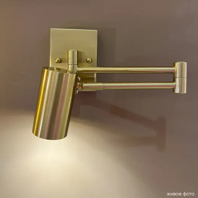 Бра Crystal Lux FELIX AP1 BRASS — латунь, ракурс 5