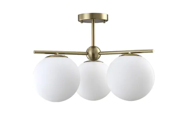 Люстра Crystal Lux FELIZ SP-PL3 BRONZE/WHITE — бронза