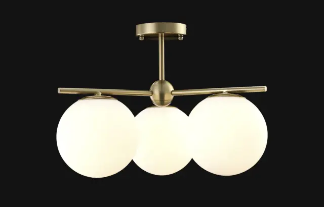 Люстра Crystal Lux FELIZ SP-PL3 BRONZE/WHITE — бронза, ракурс 5