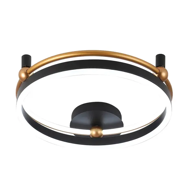 Светильник Crystal Lux FERNANDO PL48W LED BLACK/GOLD — золотой, ракурс 5