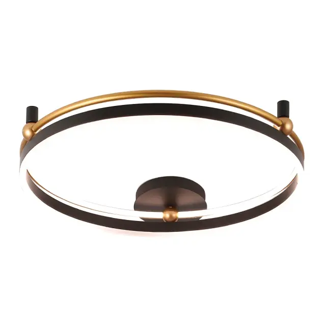 Светильник Crystal Lux FERNANDO PL72W LED BLACK/GOLD — золотой, ракурс 4