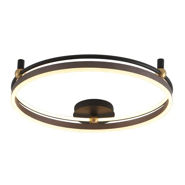 Светильник Crystal Lux FERNANDO PL72W LED COFFEE/BLACK — черный, ракурс 5