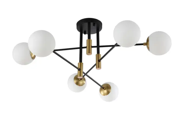 Люстра Crystal Lux FIDEL PL6 BLACK — черный